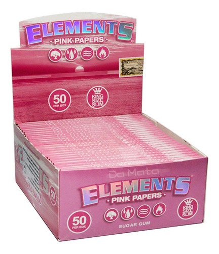 Caixa De Seda Elements Pink King Size