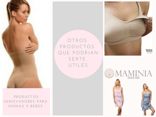Imagen 2 de 7 de Faja Post Parto Cesárea Operación Suave Y Cómoda Compresión