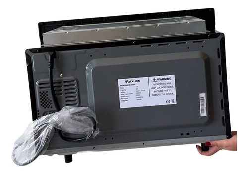 Horno Microondas Maxims A85 Acero Inox 25l Trim Empotrable