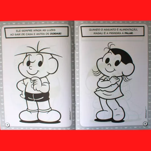 LIVRO PARA COLORIR - TURMA DA MONICA CUIDADOS DO DIA A DIA CIRANDA CULTURAL