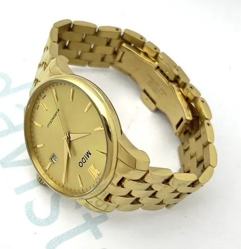Reloj mido baroncelli quartz dorado precio hotsell