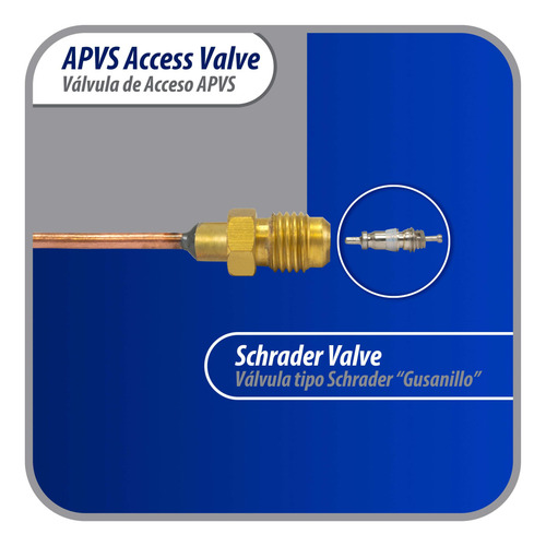 Appli Parts Válvula De Acceso De 1/4 Sae X 1/8 Pulg Od X Con