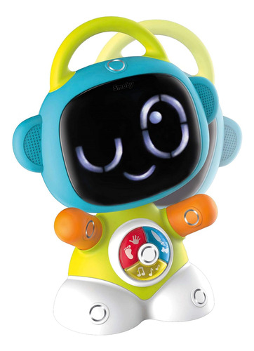 Smoby Smart Robot Tic Educativo, Color Azul, Verde (190104