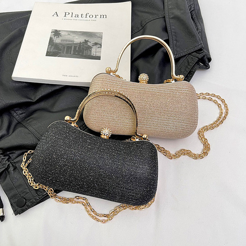 Bolso De Fiesta Con Cadena.