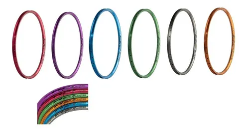 Aros Rines Gw 29 Anodizados Ojalete 36h X2 