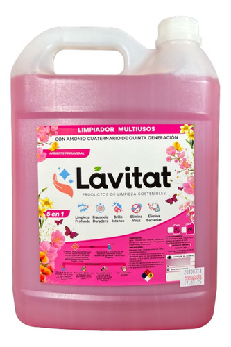 Limpiador Multiusos Ambiente Primaveral 4l - Lavitat