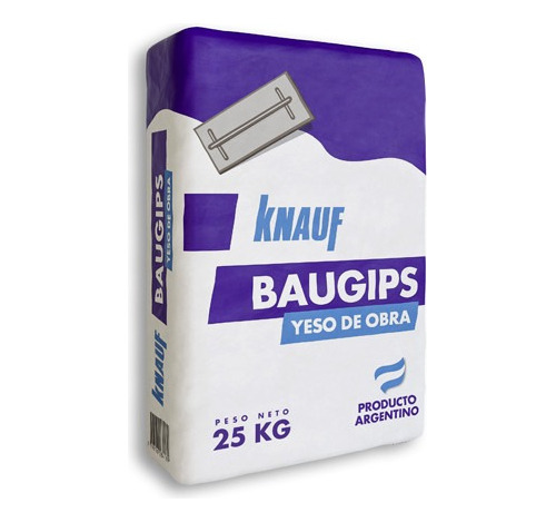 Yeso De Obra Knauf Baugips Bolsa X25kgs Revoque Interior