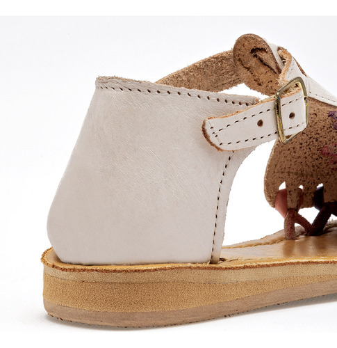 Sandalias Niña Mora Tierra 165514 Blanco Mt 18-21 125-250