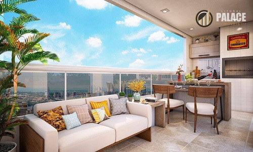 Imagem 18 de 30 de Apartamento Duplex Com 5 Dormitórios À Venda, 263 M² Por R$ 4.018.800,00 - Guilhermina - Praia Grande/sp - Ad0009