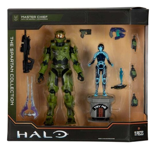 Master Chief + Cortana Halo Figura 19cm + Accesorios