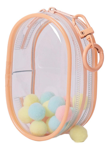 2 Estuche Para Mini Muñecas, Bolsa De Pvc Rosa Melocotón