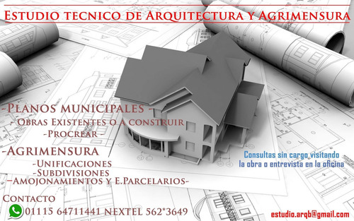 Proyecto , Obras , Planos Municipales Y Renders 3d Gestiones
