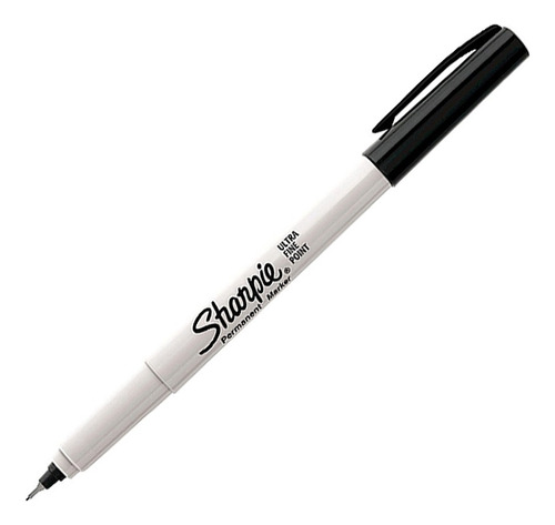 Marcador Permamente Indeleble Ultra Fino Sharpie Negro