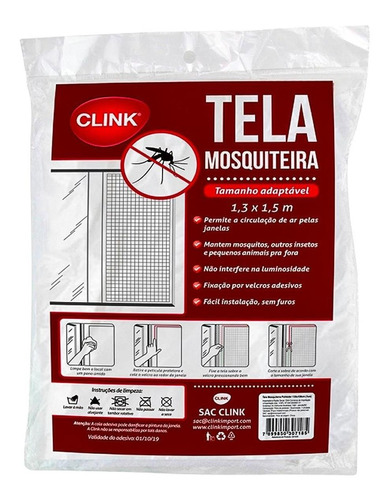 Tela Mosquiteiro Anti Inseto Mosquito Velcro Para Janela