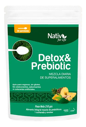 Detox & Prebiotic Nativ For Life - 210gr