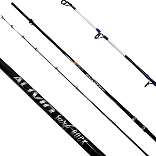 Caña Shimano Alivio Surf Rock 4,20mts 2 Tramos Rotativo 