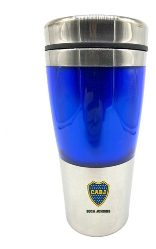 Espectacular Vaso Termico Con Grabado A Color Boca Juniors