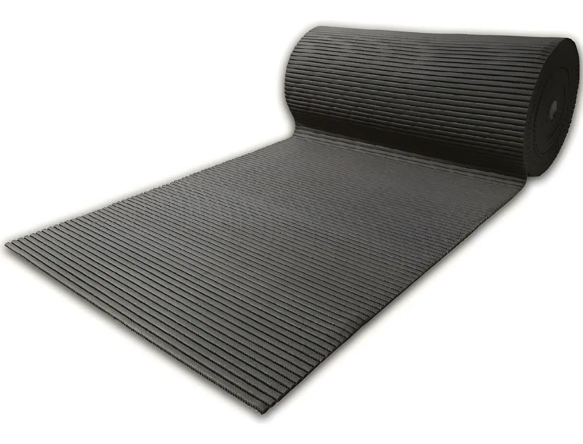 Passadeira Antiderrapante PVC Jolitex Grafite 65cm X Metro