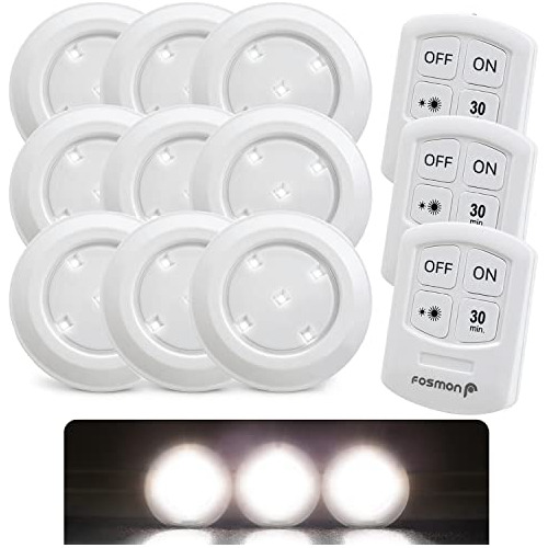 Luz Led Inalámbrica Mostrador De Cocina, Armario O Des...