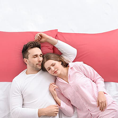 Fundas De Almohada 100% Algodón Egipcio, Rosas, 2 Piezas