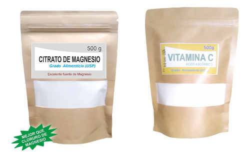 *magnesio + Vitamina C X 250 G - g a $61