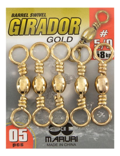 Cartela De Girador Simples Gold Bs-go Maruri N° 1 2 4 6 8