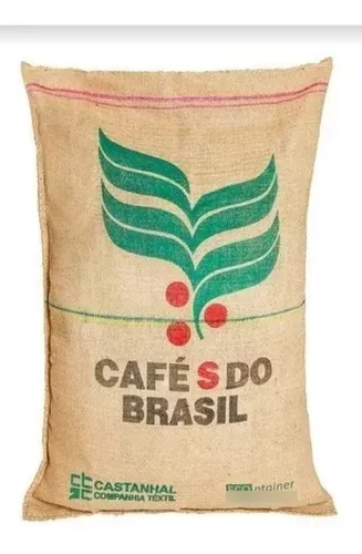 Saco De Café Do Brasil Novo Para Decoração Sem Fiapo Juta