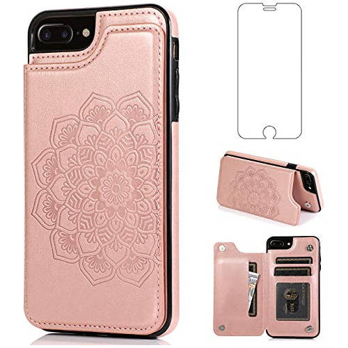 Funda Para iPhone 7plus 8plus 7/8 Plus 7s 7s+ 7+ 8s 8+ Rosa