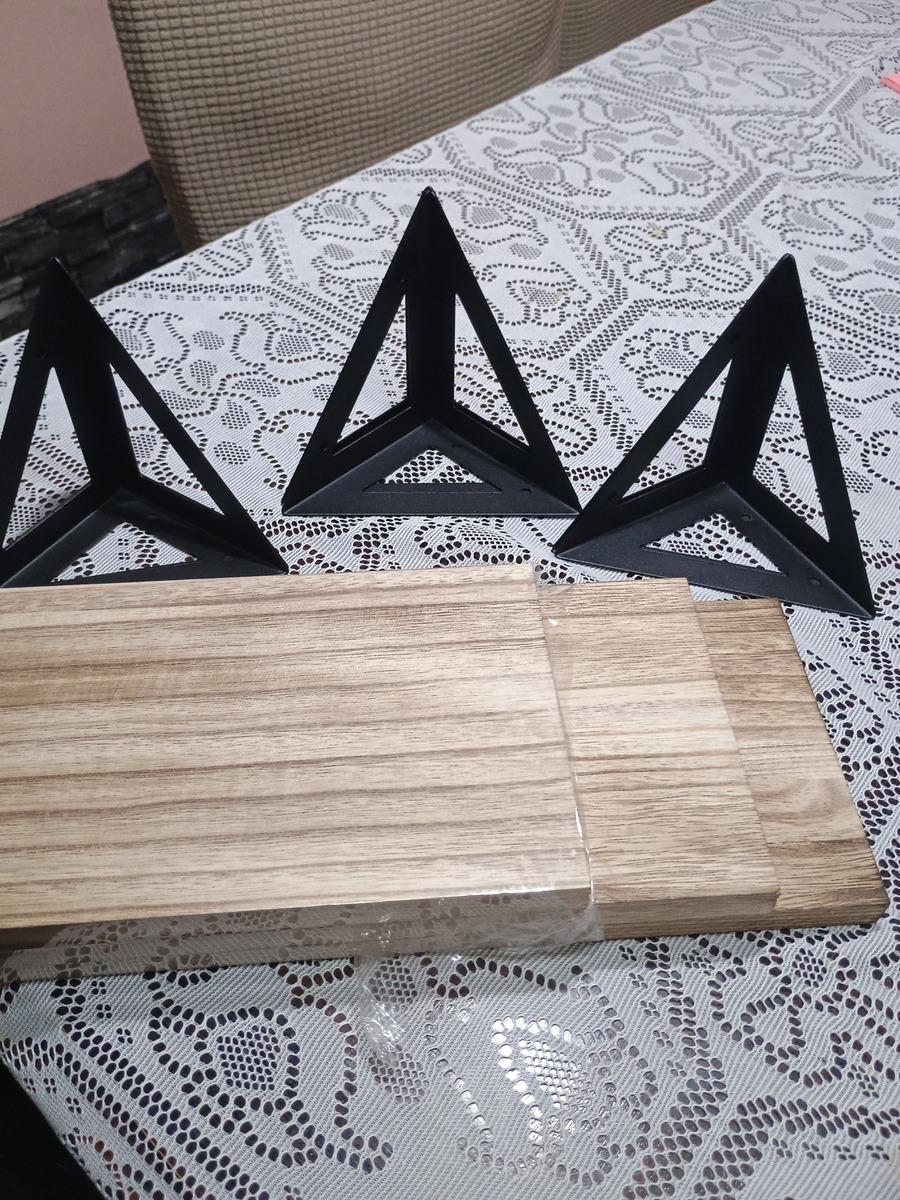 Foto real de Repisa Flotante Madera Mate Multipropósito 100% Pino Baño