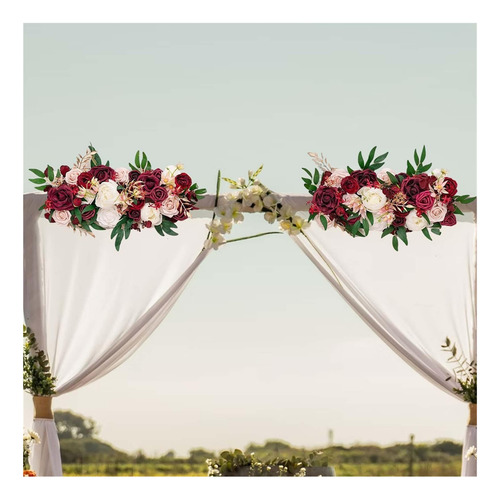 Flores Botín Floral Para Arreglo De Mesa Adornos De Arco