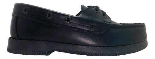 Zapato Náutico Escolar Colegial Cuero Vacuno Yanino 34 Al 40