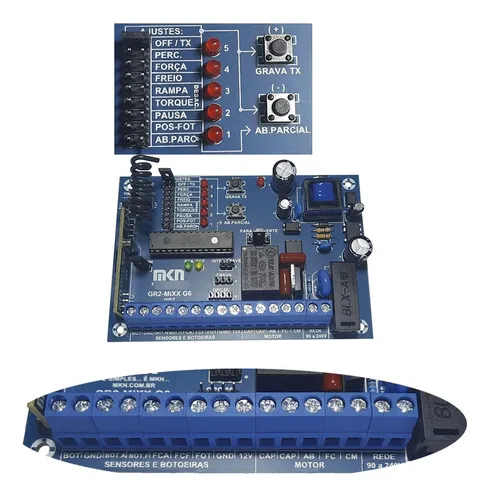 Panel de control de puerta universal automático Mono Mkn Gr2 Mixx