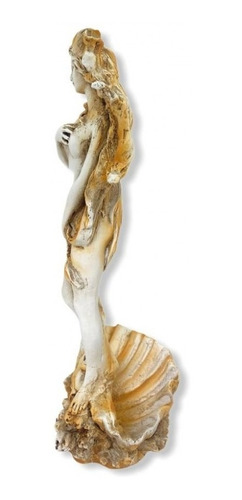 Escultura Deusa Afrodite 27 Cm Patinada Em Resina Cor Patinado