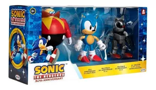 Sonic Hedgehog - Multipack Sonic Dr Eggman Y Mecha Sonic 4