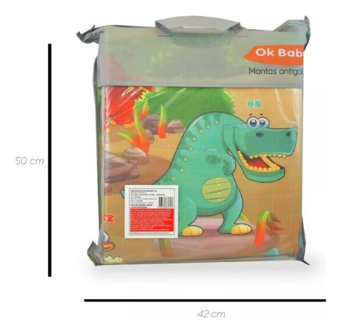 Imagen 4 de 9 de Manta Antigolpe Plegable Con Bolso Para Transportar Ik0400