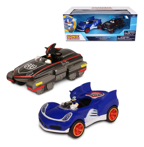 Juguete Auto Carreras Shadow Y Sonic The Hedgehog Original