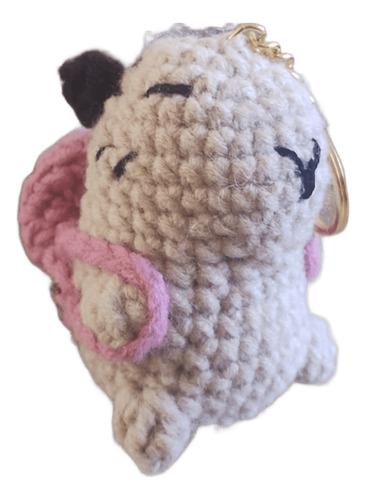 Llavero De Capibara A Crochet