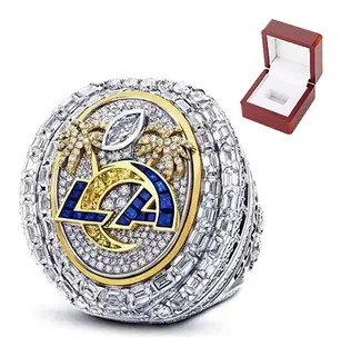 Nfl - Anillos Do Campeonato Los Rams De Los Angeles 2021