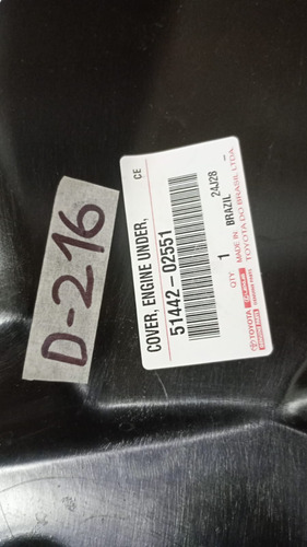 Deflector Inferior Izquierdo Corolla 2014 16 17 18 19 Orig