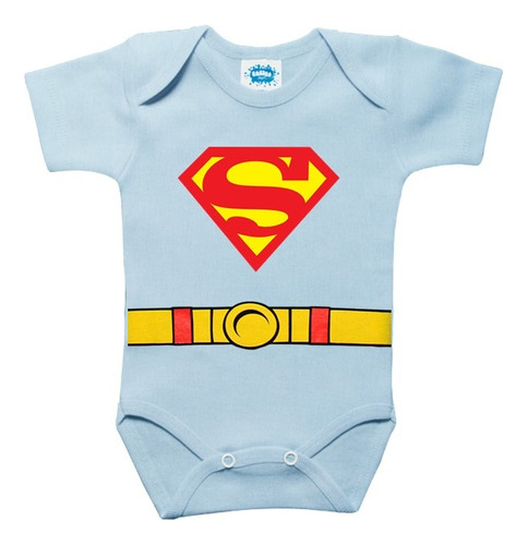 Pilucho O Body Estampado De Superman