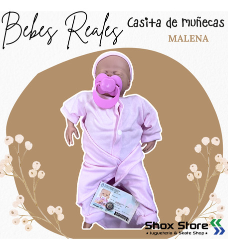 Bebe Bebote 35 Cm Sexo Definido Casita De Muñecas Guata