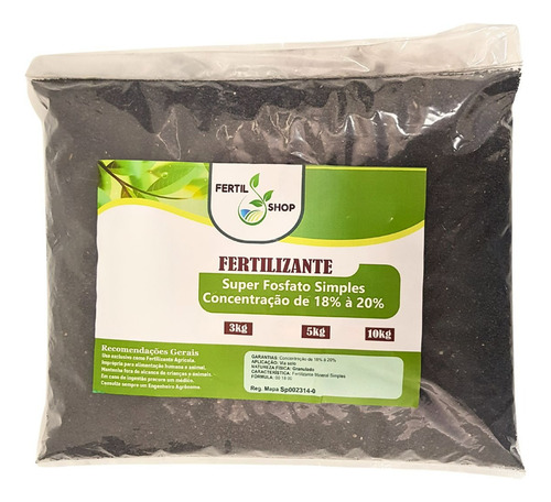 Adubo Para Jardins Super Fosfato Simples 20kg + Vendido