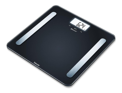 Balança corporal digital Beurer BF 600 preta, até 180 kg