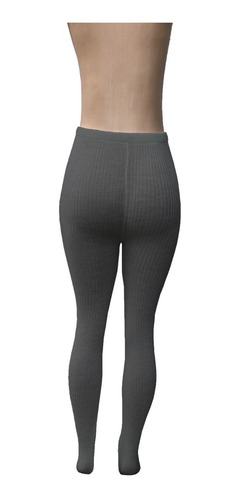 Imagem 2 de 8 de Meia Calça Fuso Grossa Lã Tricô Feminina/masculina Cós Alto