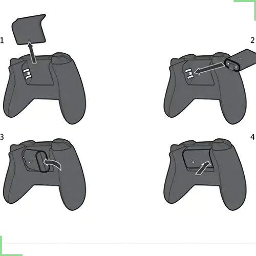 Cable De Batería Y Usb P/controlador Tipo C, Xbox Series Xs