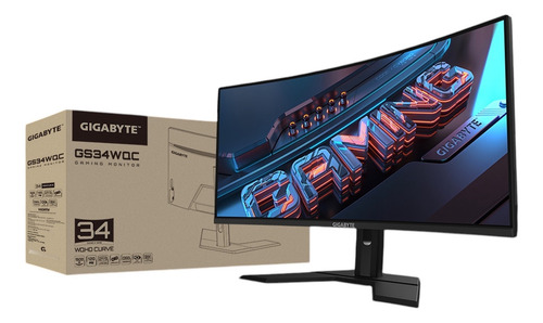 Monitor Curvo 34 Gigabyte Gs34wqc Gsync 2k 135hz