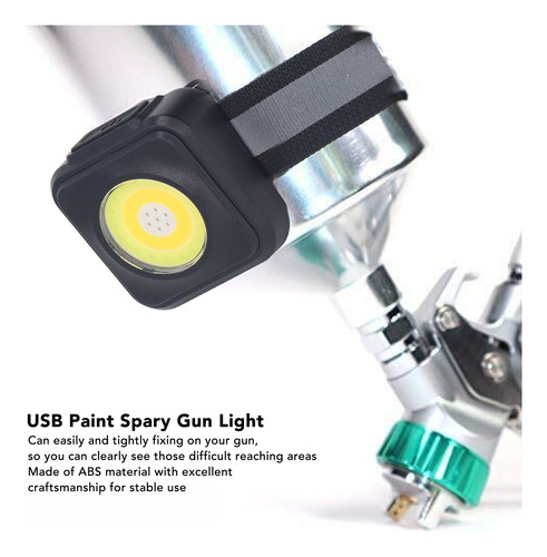 Pistola De Pintura Portátil, Práctica Lámpara Usb Para Autom