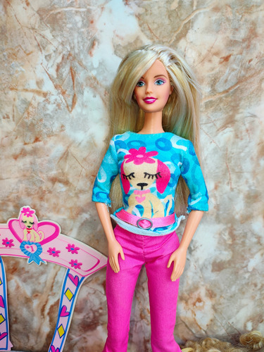 Barbie Baño Mascota Muñeca Caja Colección (Usado)