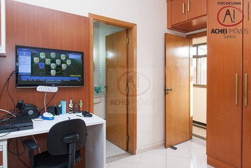 Imagem 28 de 30 de Linda Casa Triplex À Venda, Totalmente Independente, 4 Suítes, 2 Vagas, Quintal, Piscina Campo Grande, Santos. - Ca1195