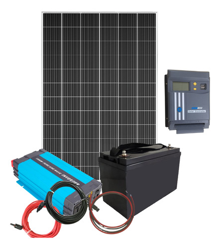 Kit Solar 300wh Litio Mppt Trisol